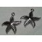 Metalni privesci mali  morska zvezda boja inox