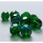 Brušena polirana perla 6 mm emerald AB