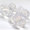 Brušena polirana perla 8 mm kristal AB