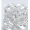 Brušena polirana perla 8 mm kristal 