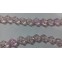 Kineski kristal romb 10 mm roze- niska 40 cm